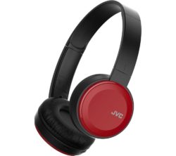 JVC HA-S30BT-R-E Wireless Bluetooth Headphones - Red